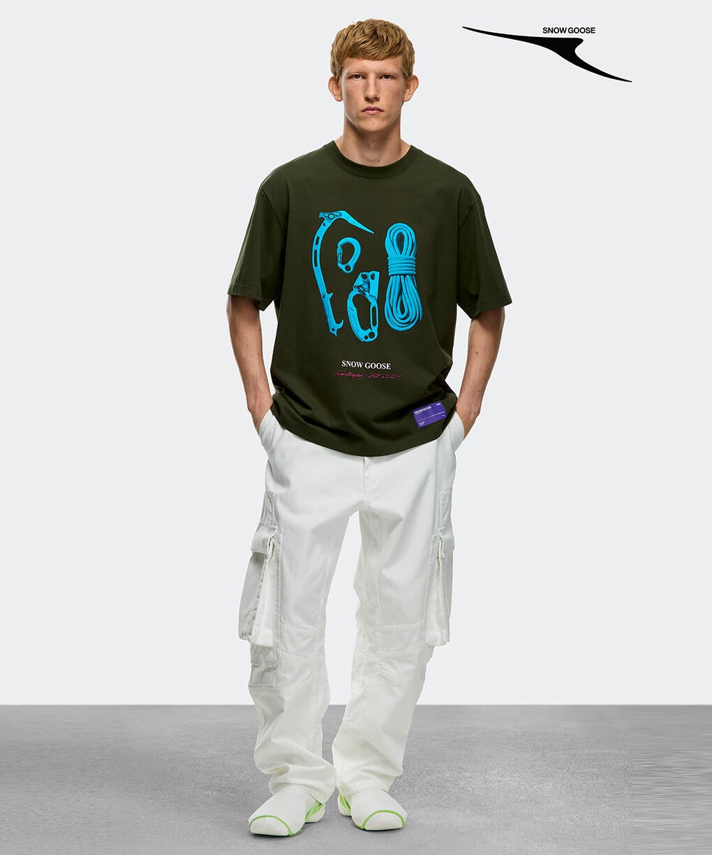 ボーン出品　ターコイズブルー　ユンカース メサ Tシャツ(1328UCD)｜カナダグース (CANADA GOOSE) 日本公式サイト