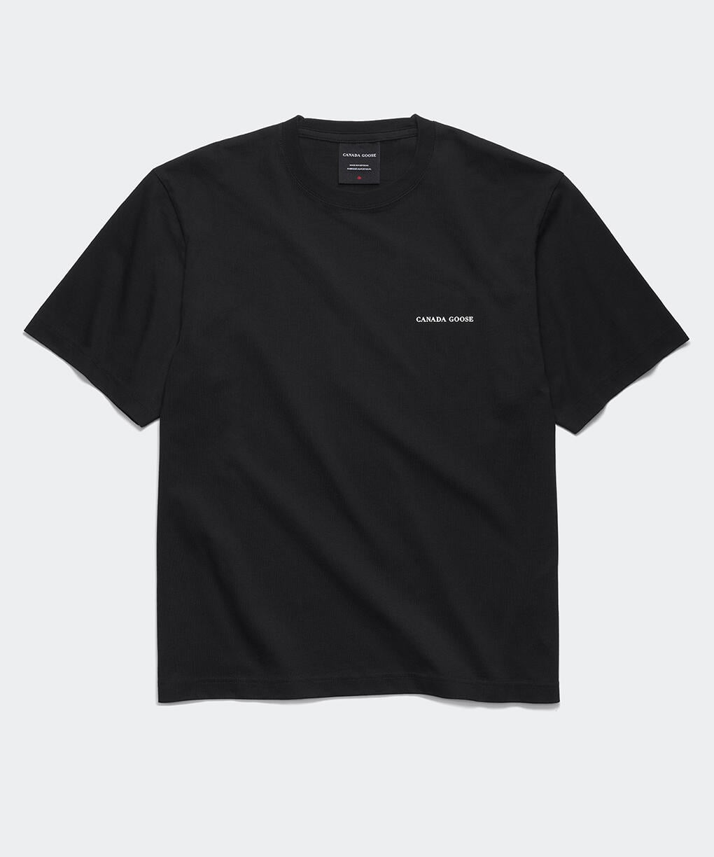 SS26新作】ノヴォ Tシャツ トーナルレーベル(1328MT)｜カナダグース
