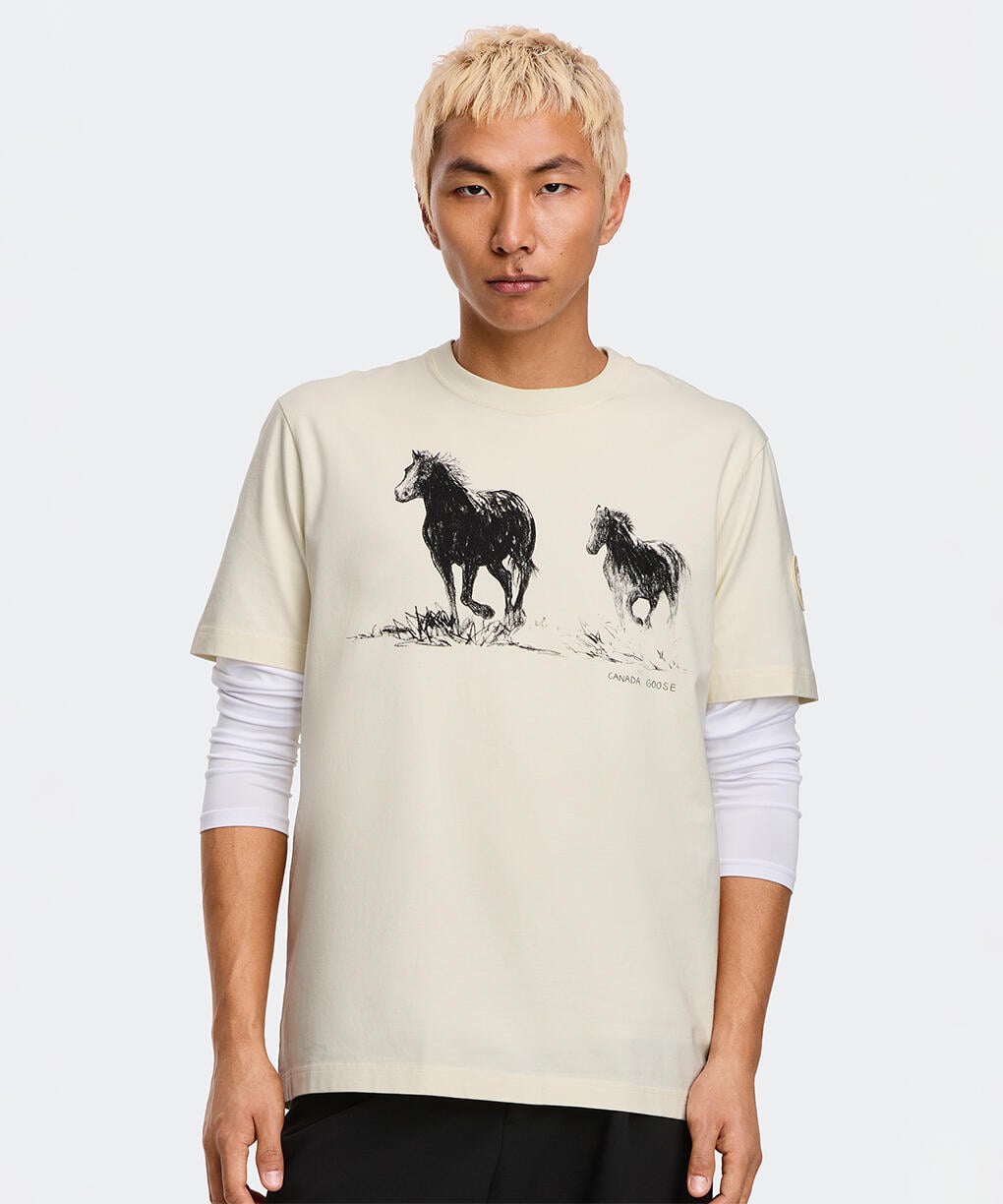 カナルサンダーのシャツ ヴァンテージ Tシャツ- グラフィック(1339MT1)｜カナダグース (CANADA