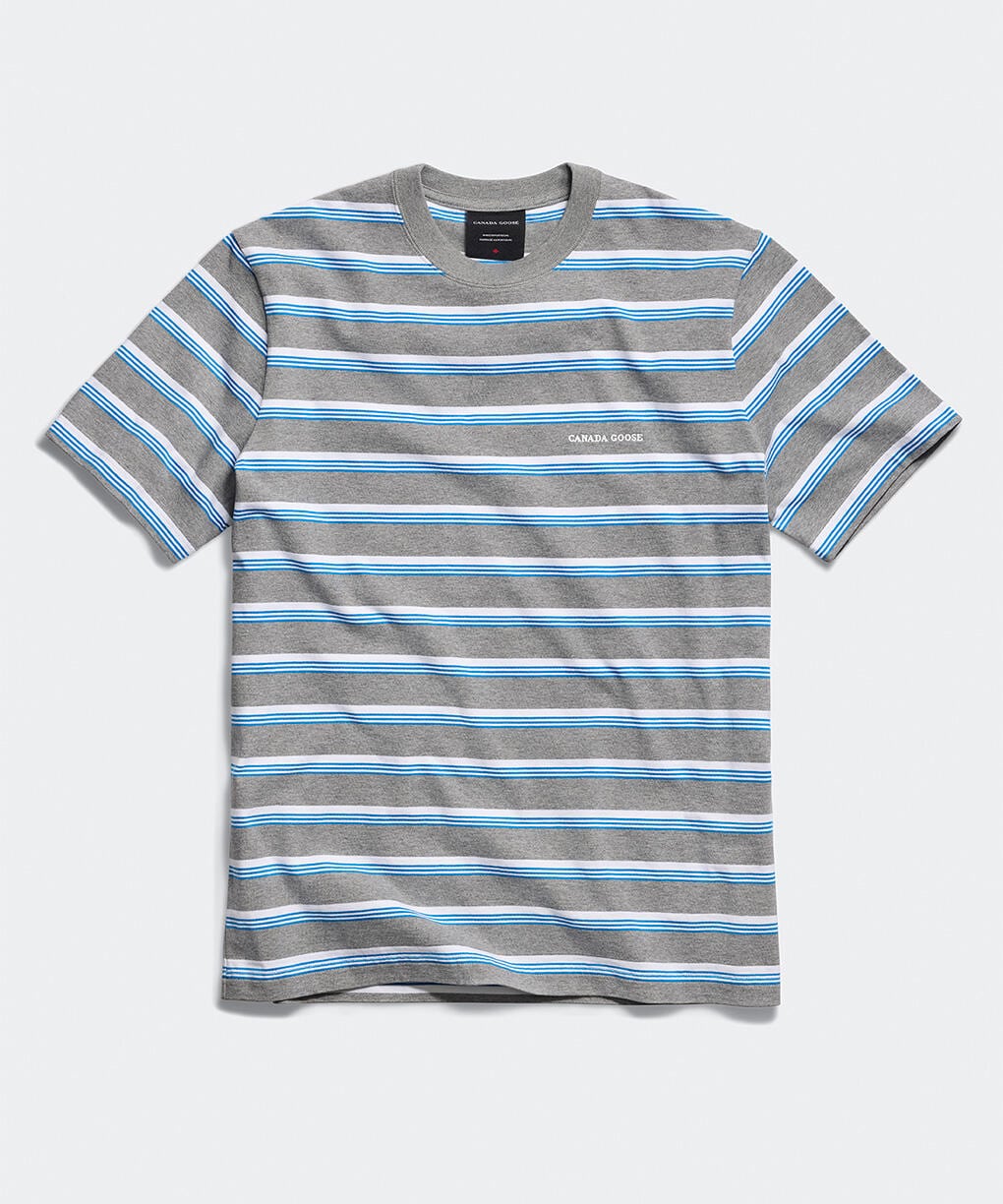 Grey Melange Moncton Stripe