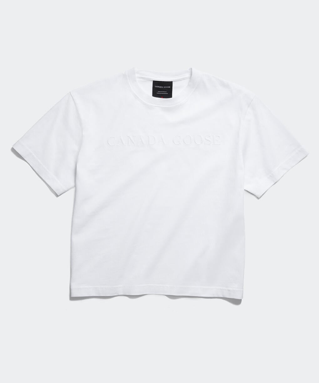 ローム Tシャツ エンブロイダード(1622W1)｜カナダグース (CANADA