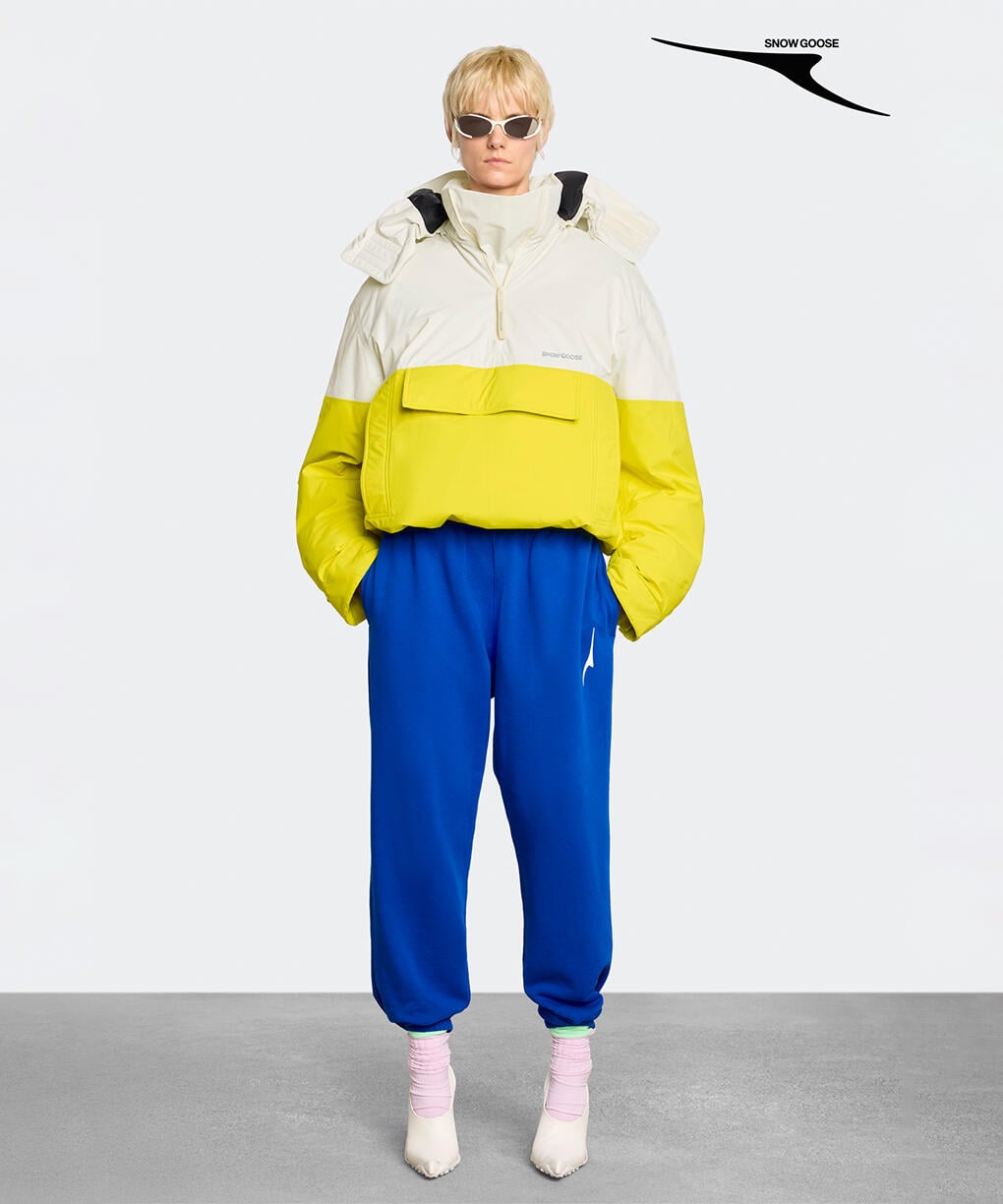 今期 スノードレル WOOLNO-COLLARCOAT ブロガードキコさん シフト アノラック - カラーブロック(1662UCD)｜カナダグース (CANADA