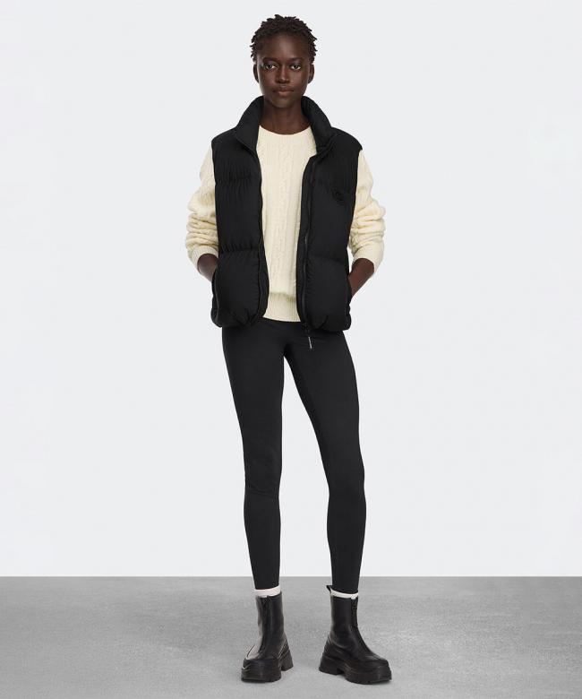 Fallon Puffer Vest Tonal Label