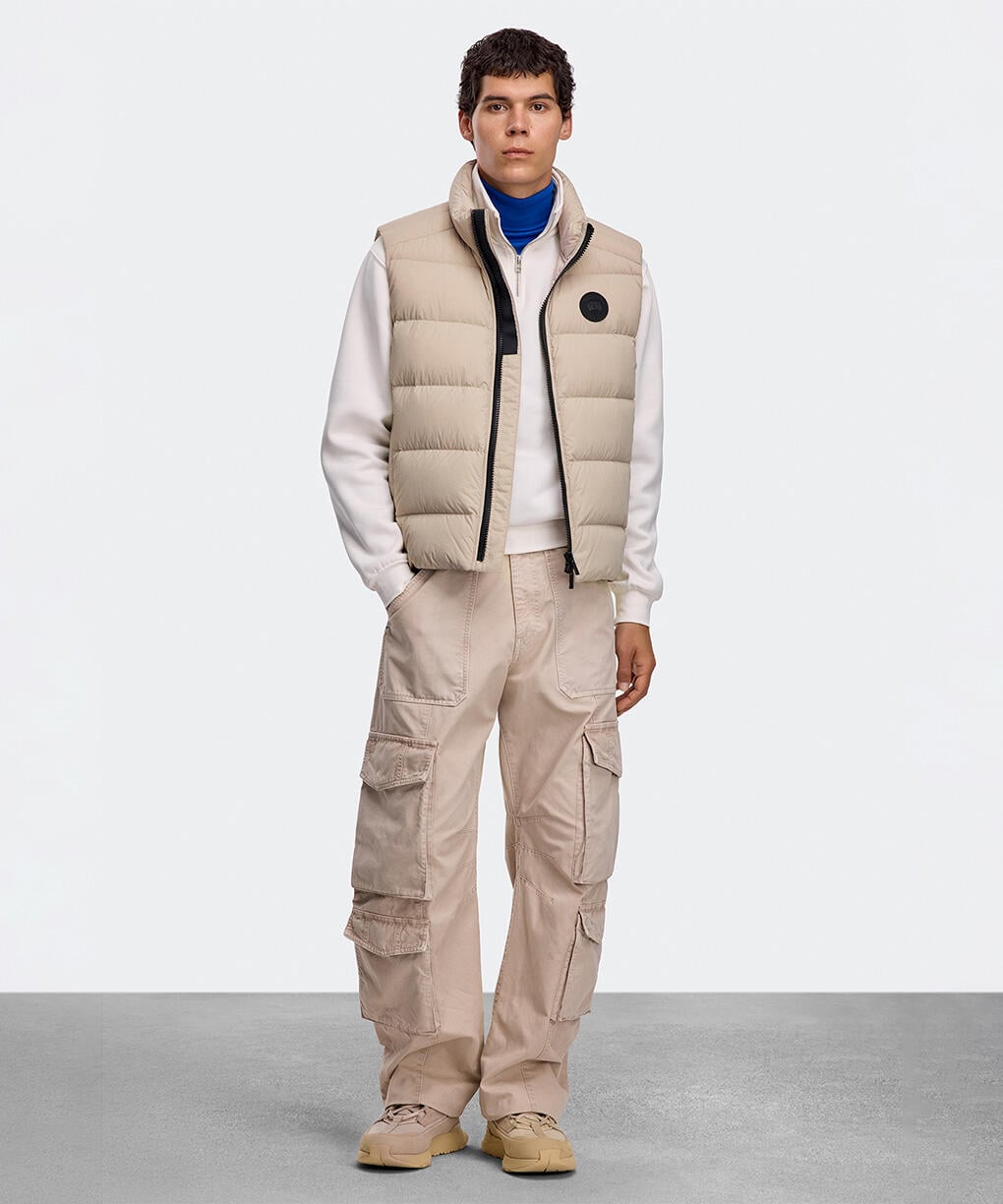 美品！  ダウンベスト バーガウンディ セール】ショート バブルダウンベスト マイクロフト（ダウン