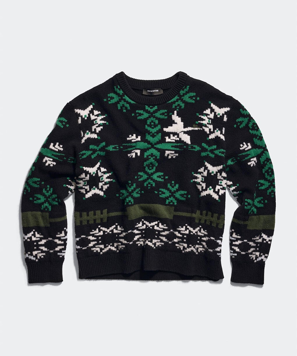 Black/Moss Khaki Print