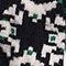 Black/Moss Khaki Print