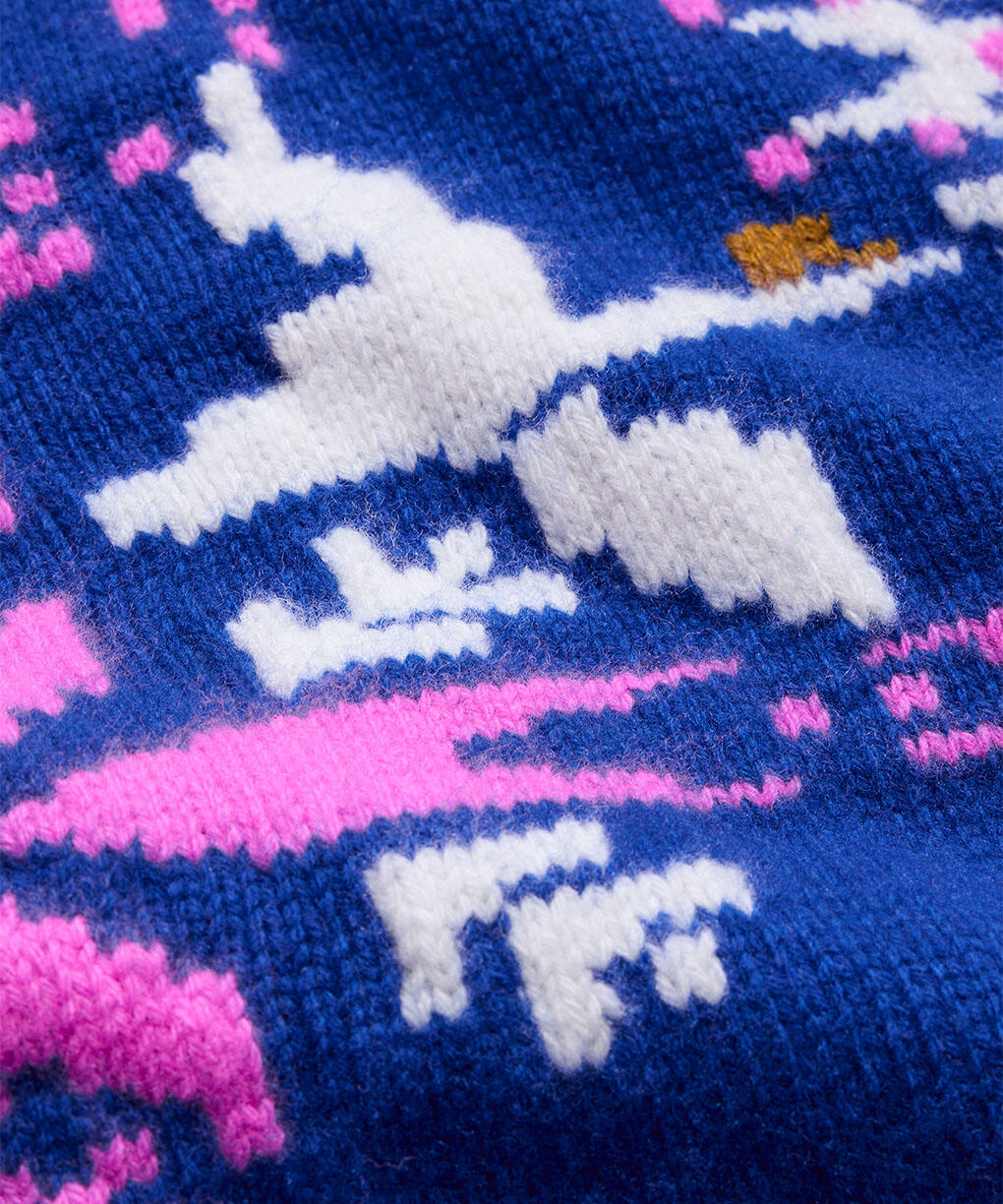 Marine Cobalt/Coyote Brown Print