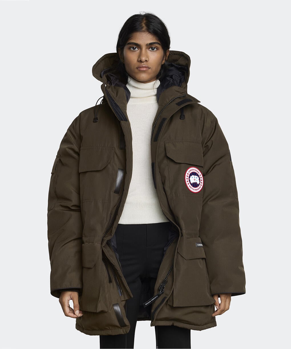 カナダグース　5034M R マウンテンパーカー　サンド　ブラウン　Sサイズ ウィメンズ エクスペディション パーカ SNOW GOOSE(2051WCD)｜カナダ