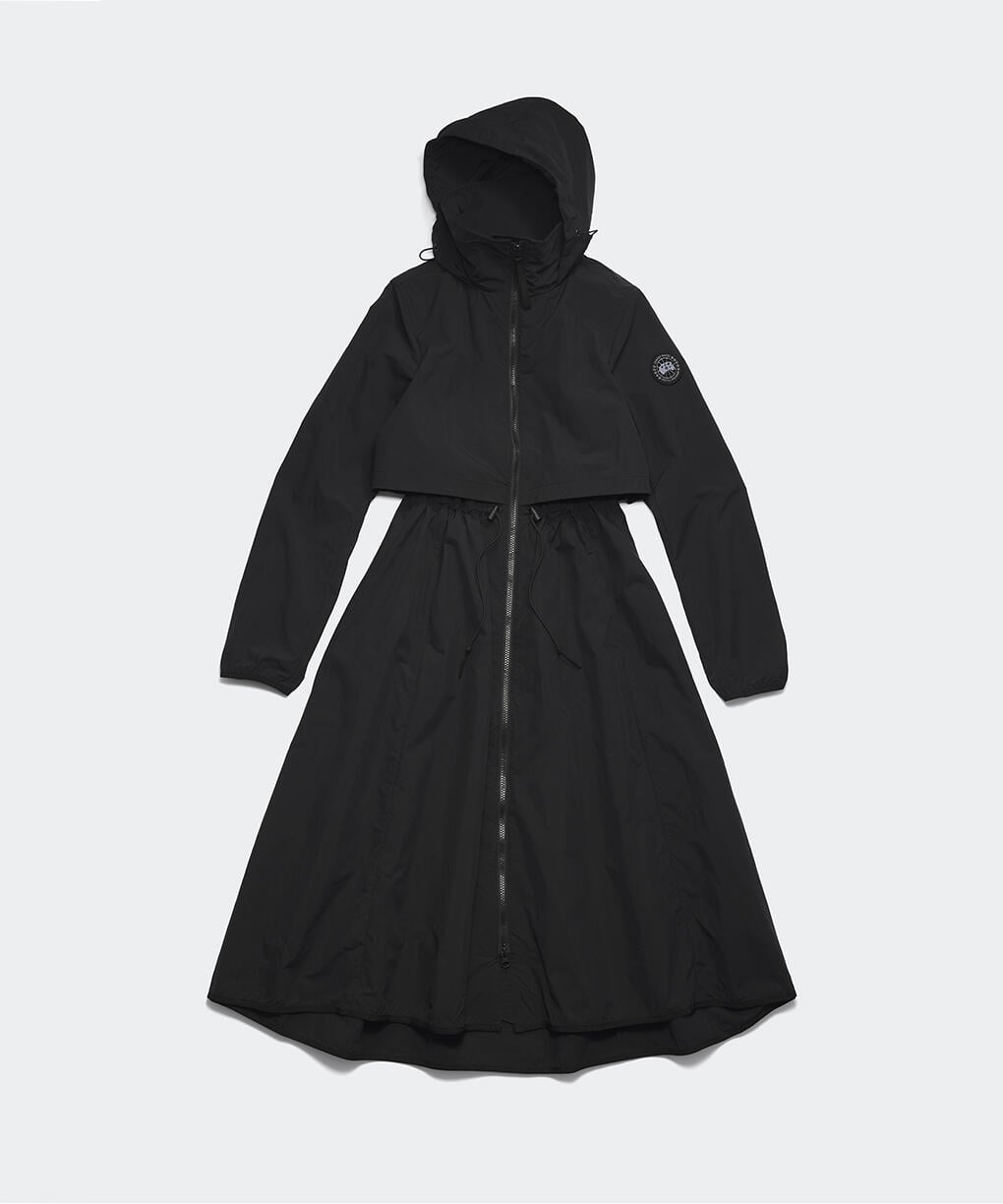 美品✨ブラックピースナウ ロングコート アシメ 着丈124㎝ 黒 2way NOISE MAKER（ノイズメーカー）の「2WAYカラーロングコート【ブラック