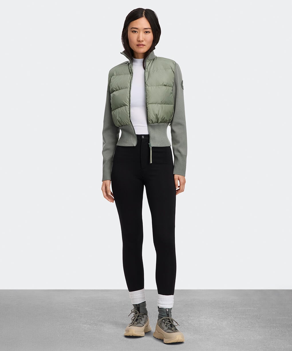 ハイブリッジ ニット ジャケット ブラックレーベル(6830LB)｜ブラック