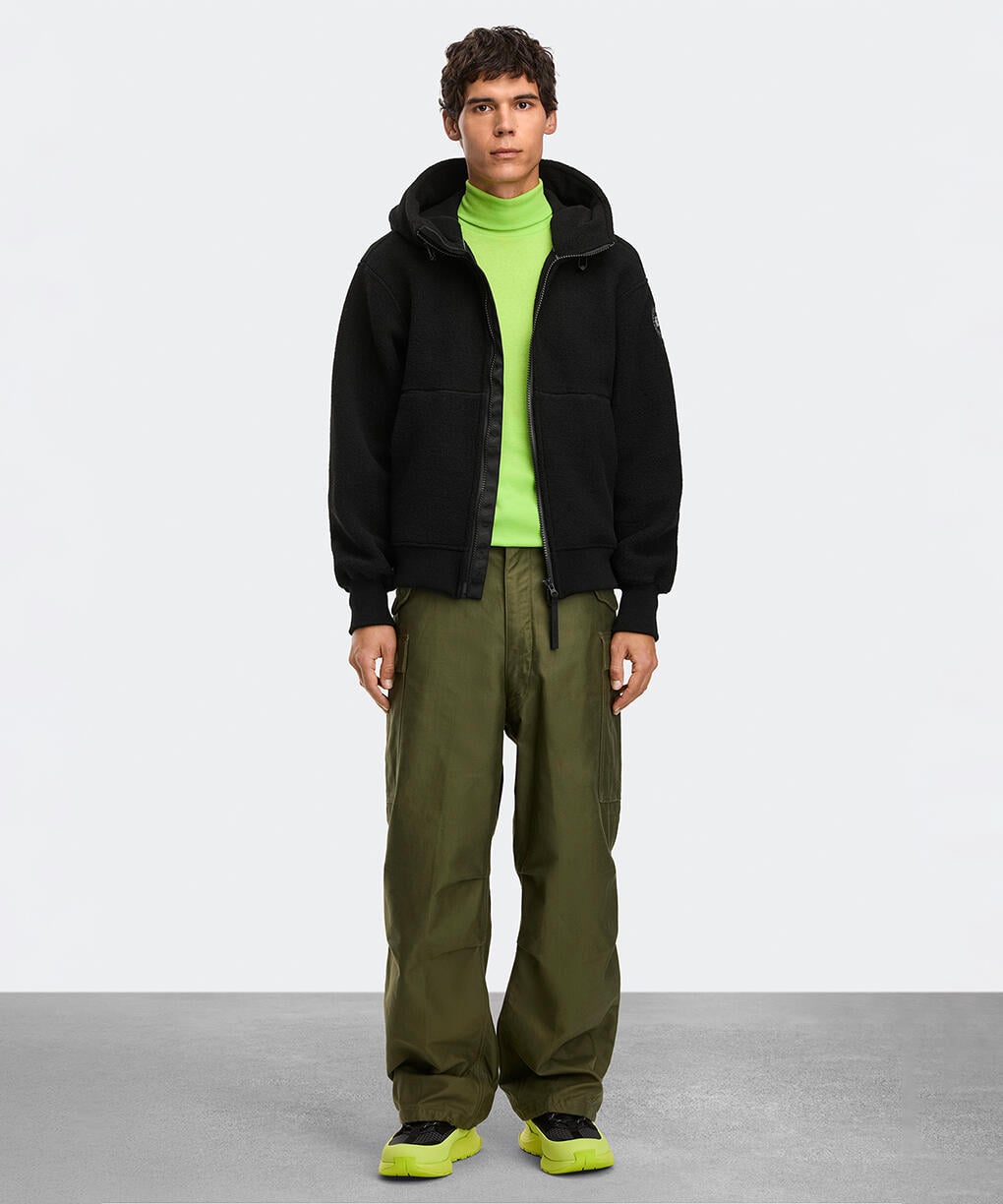 FW25新作】メンズ チリワック フリース ボンバー ブラックレーベル