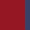 Carmine Red/Oxford Navy