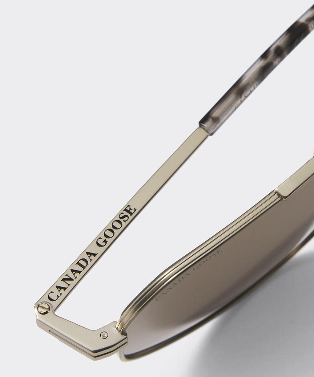 Matte Gold/Smoke Brown