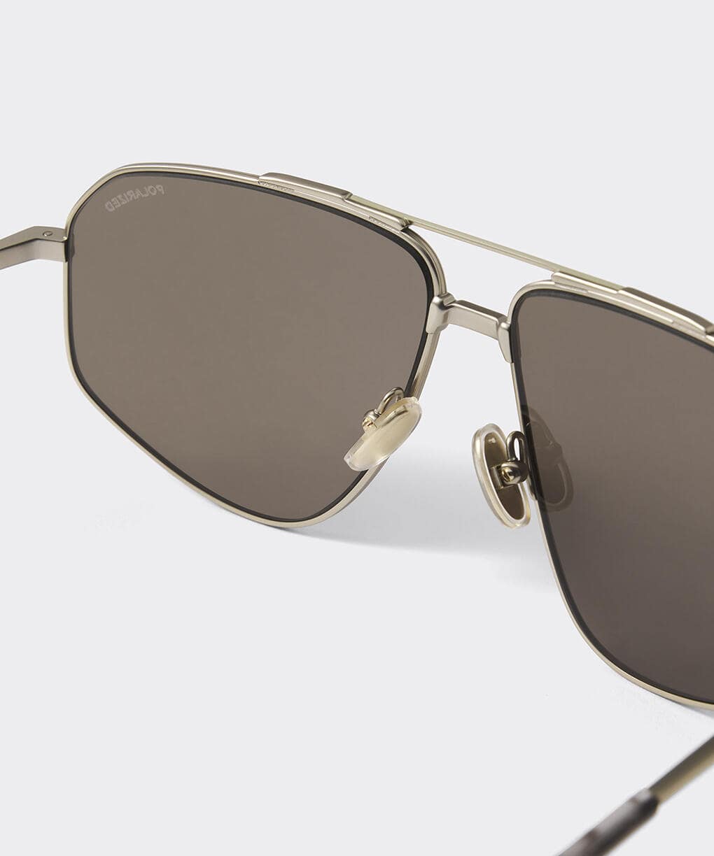 Matte Gold/Smoke Brown