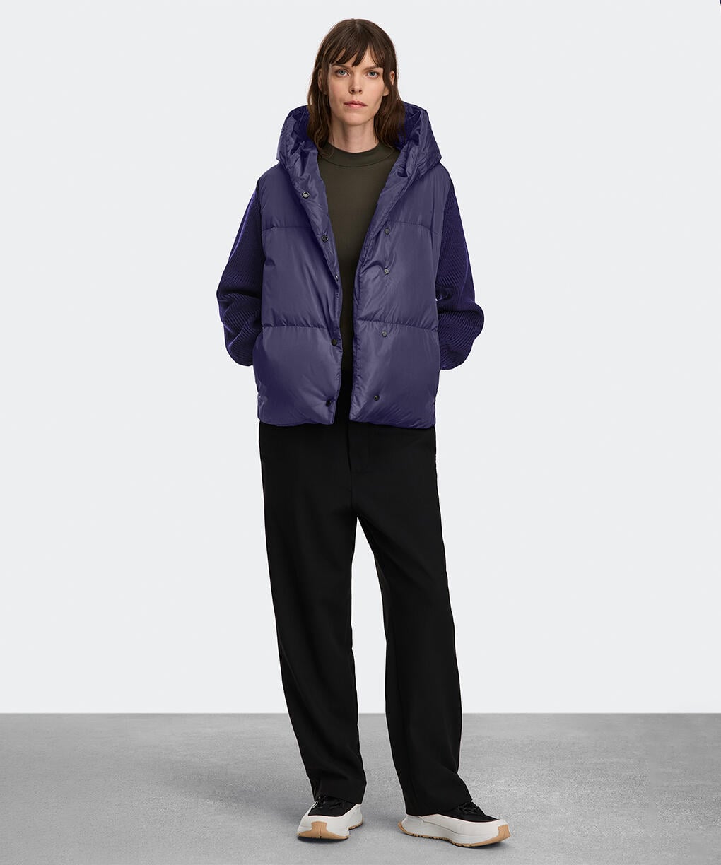 FW25新作】ハイブリッジ アストリア ニット フーディー(9202W)｜カナダ